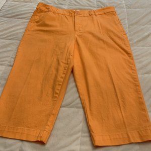 NEW Orange Capri's by St John's Bay